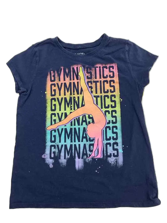 Children's Place (D) Blue Pink Youth Size 7-8 Girl's SSTop