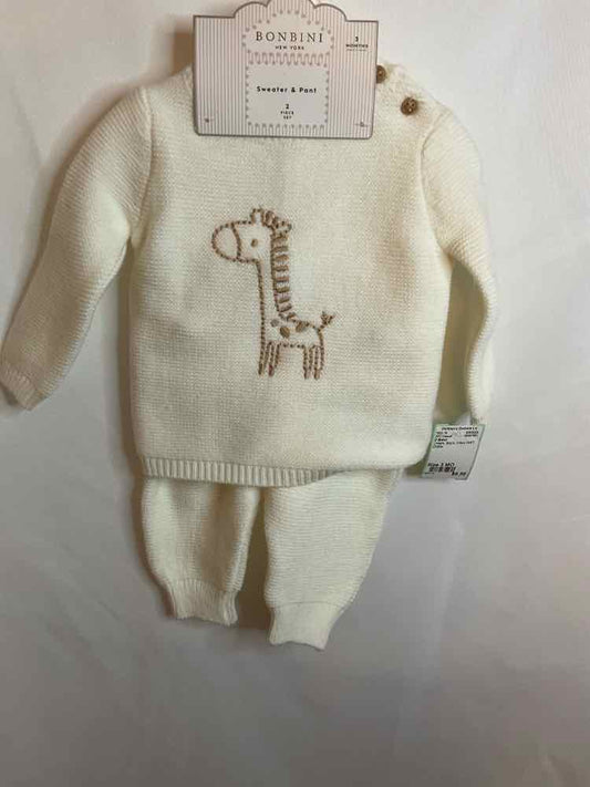 D Brand Cream Infant Size 3 MO 2PC Casual