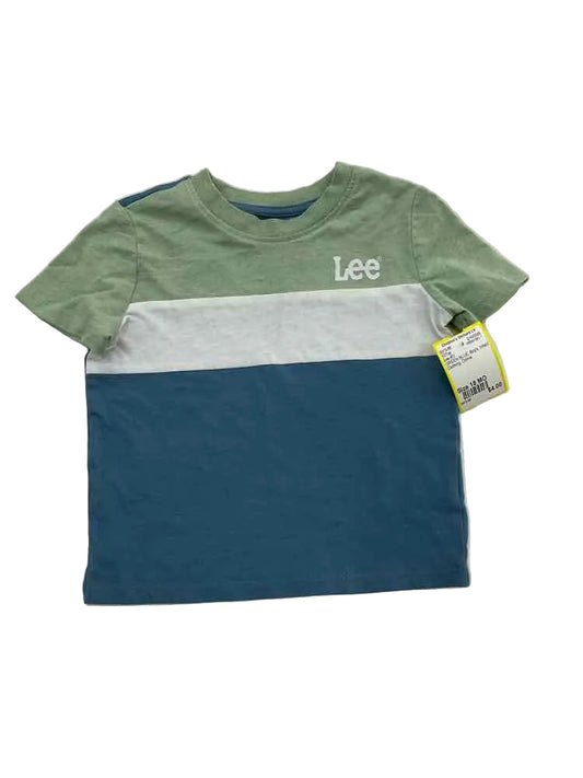 Lee (C) GREEN BLUE Infant Size 18 MO Boy's SSTop