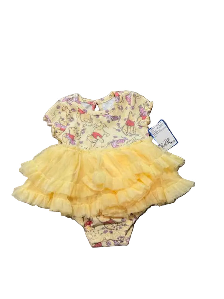 Disney Babies (C) Yellow Infant Size 0-3 MO Girl's 1PC Dressy