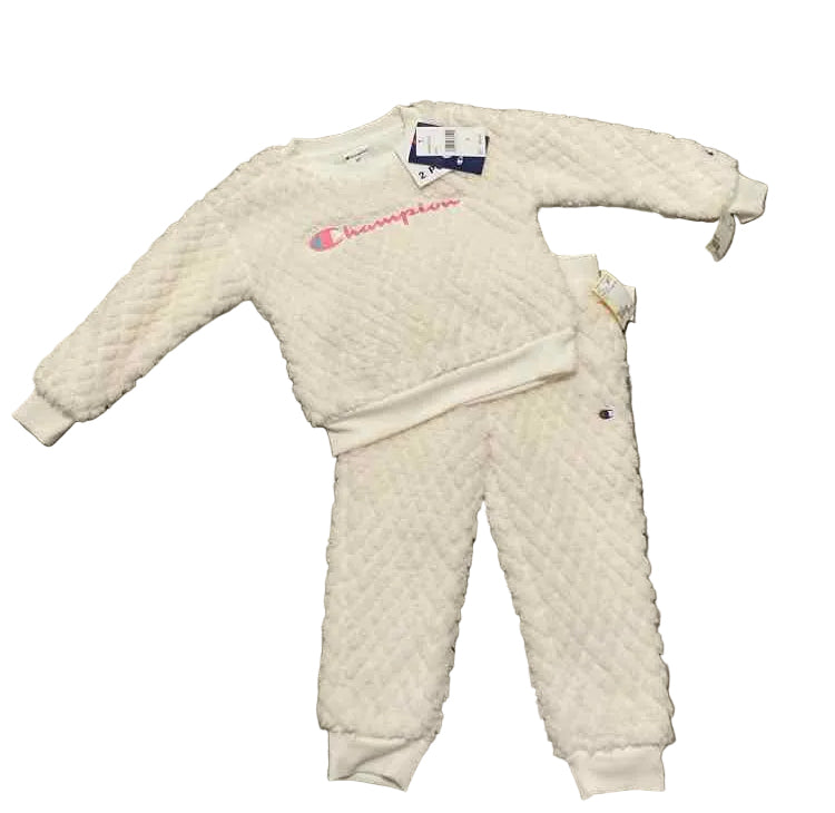 Champion (C) Cream Toddler Size 3T Girl's 2PCCasual