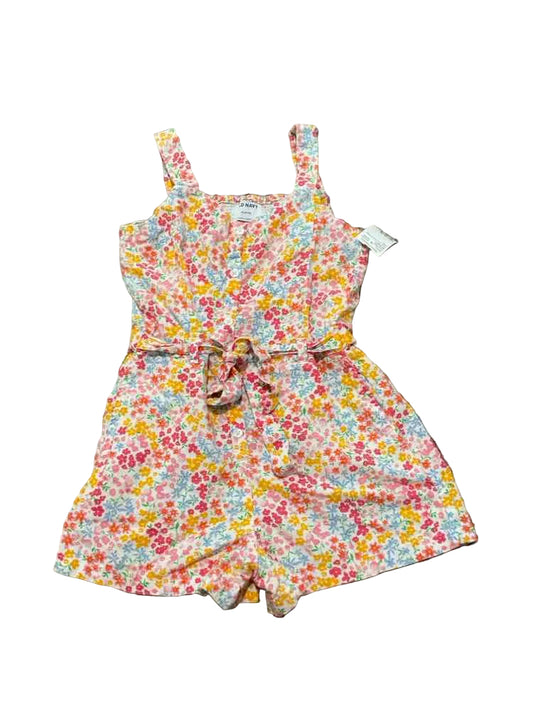 Old Navy (C) Floral Youth Size 14-16 Girl's CasualRomper