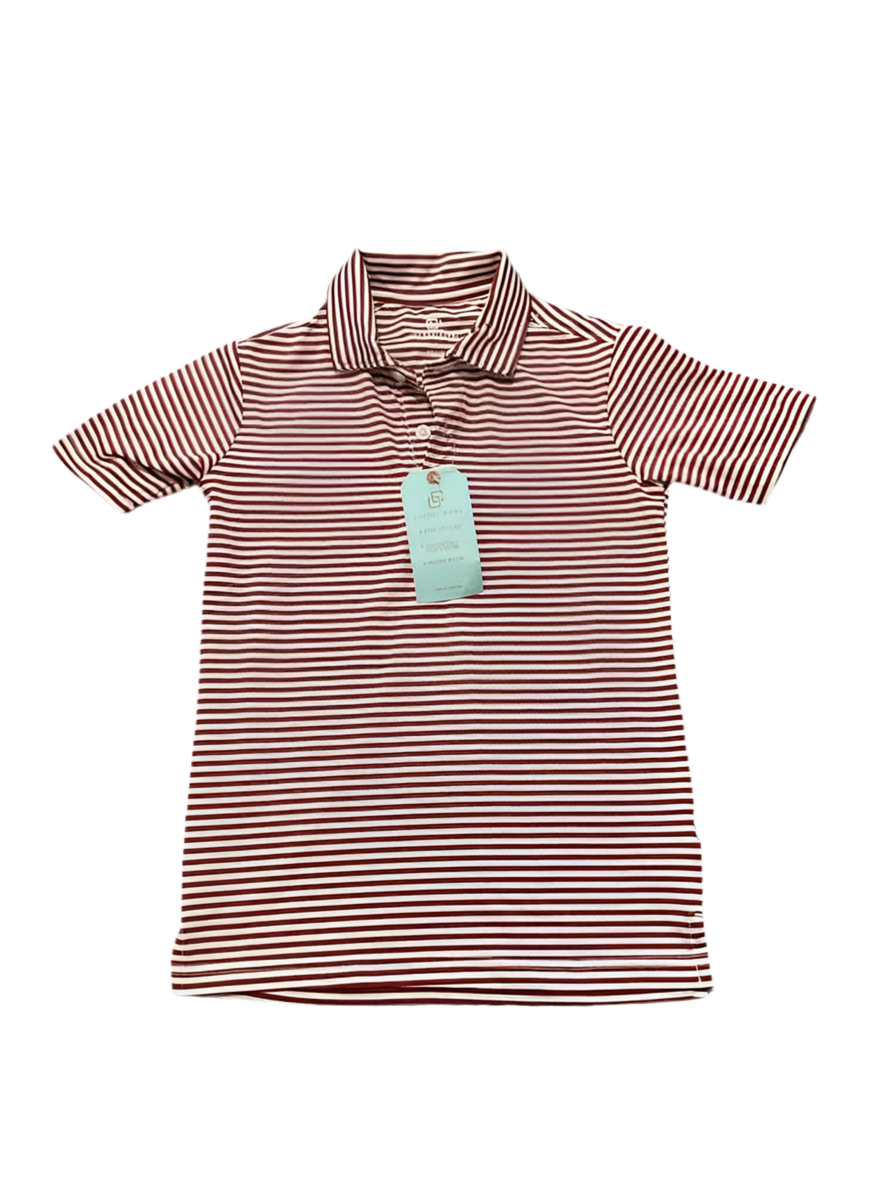 Class Club (C) Striped Youth Size 8 Boy's Polo