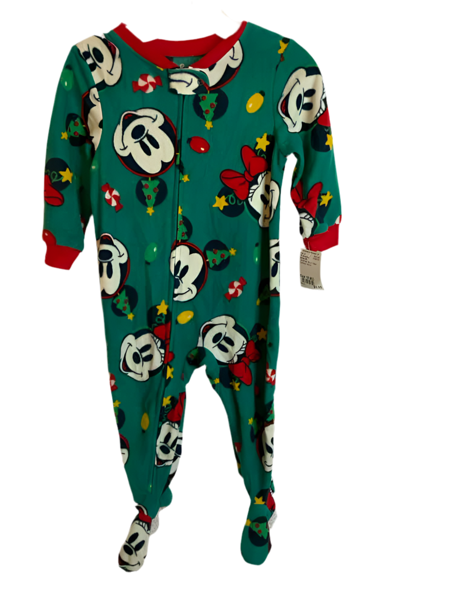 Disney (B) Christmas Infant Size 18 MO 1PCSleepwear