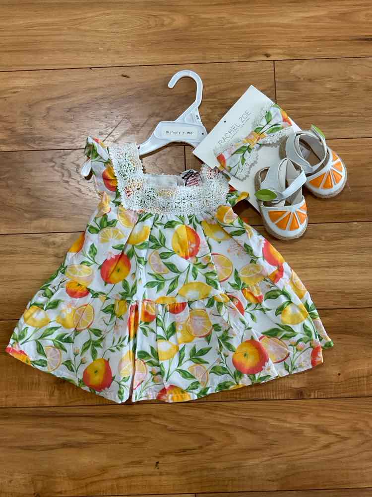 Rachel Zoe (A) Floral Infant Size 6 MO Girl's PartyDress