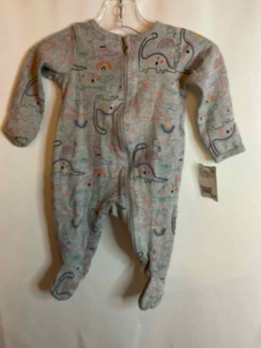 Wonder Nation (E) Dino Print Infant Size 0-3 MO 1PCSleepwear