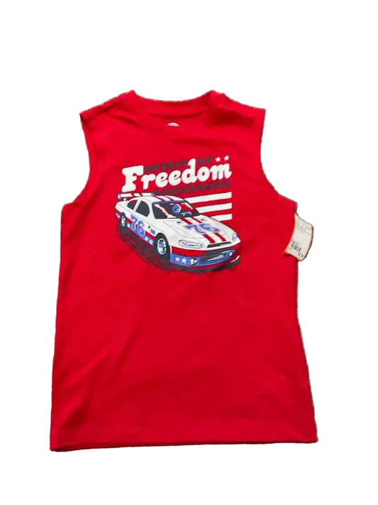 Wonder Nation (E) Red White Blue Youth Size 6-7 Boy's TankTop