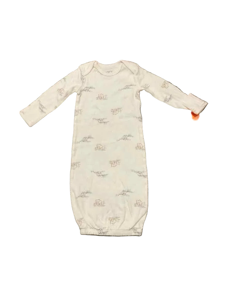 Carters (C) Animal Print Infant Size NB Girl's 1PCSleepwear