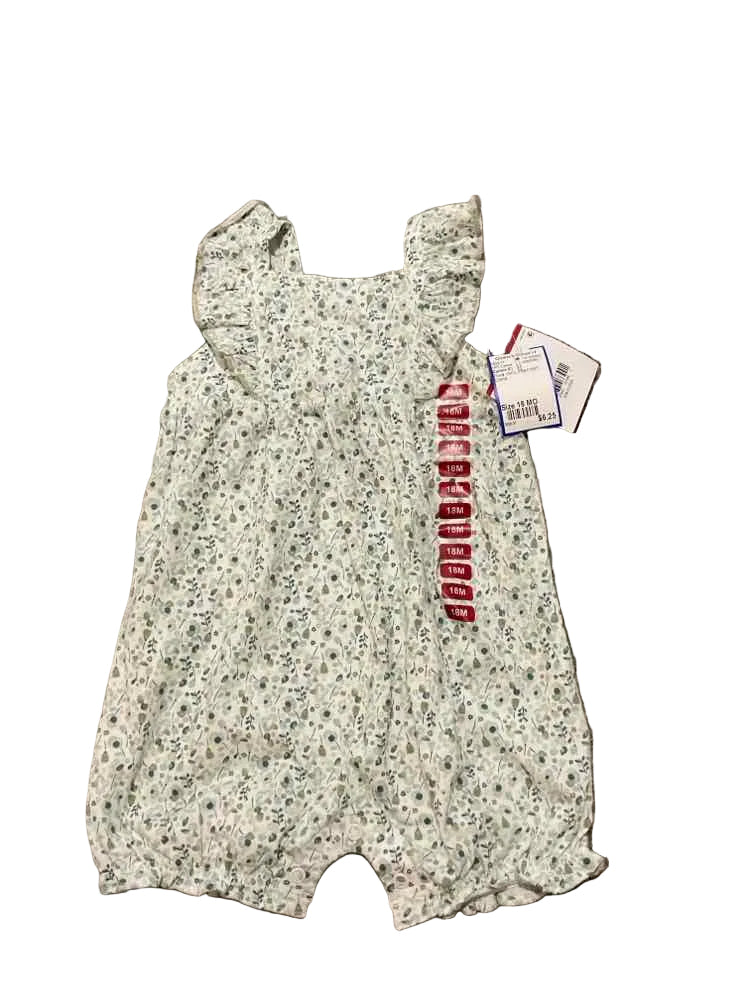 Carters (C) Floral Infant Size 18 MO Girl's 1PC Casual