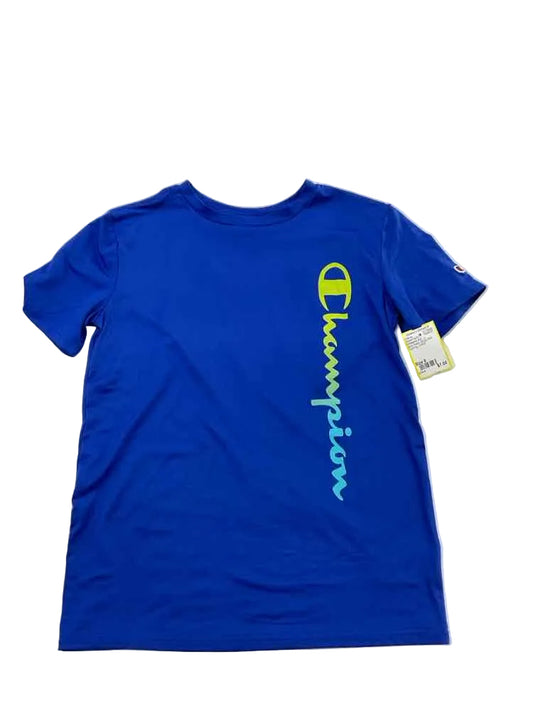 Champion (C) Blue Green Youth Size 8 Boy's AthleticTopSS