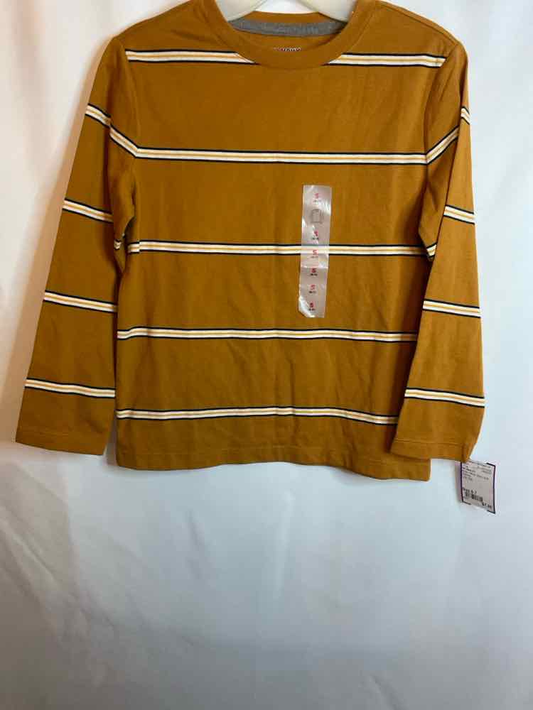 Old Navy (C) White Yellow Youth Size 6-7 LSTop