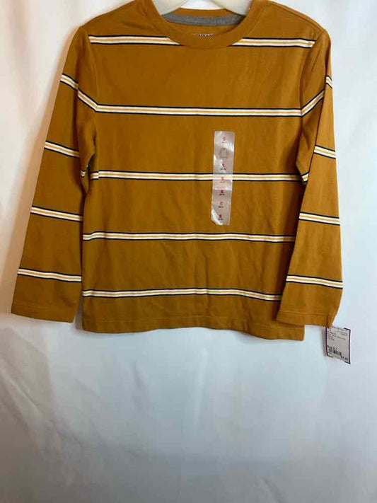 Old Navy (C) White Yellow Youth Size 6-7 LSTop