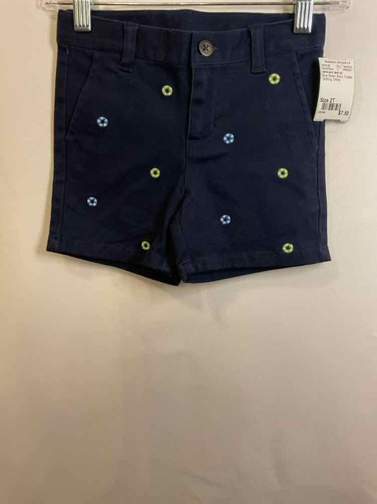Janie and Jack (A) Blue Green Toddler Size 2T ShortChino