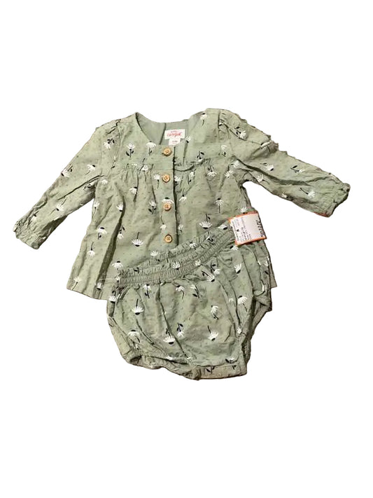 Cat and Jack (D) Floral Infant Size 6-9 MO Girl's 2PC Casual