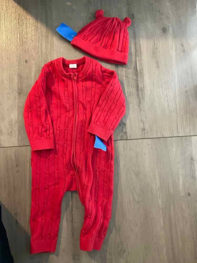 Baby Gap (B) Red Infant Size 12-18 MO Boy's 2PC Casual