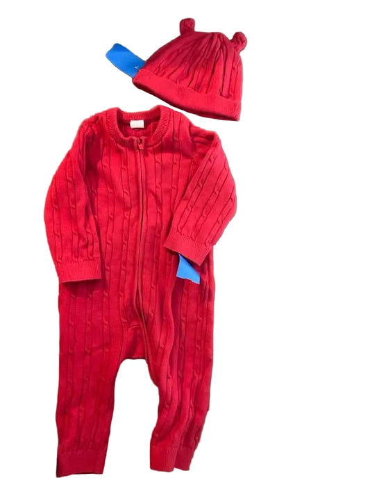 Baby Gap (B) Red Infant Size 12-18 MO Boy's 2PC Casual