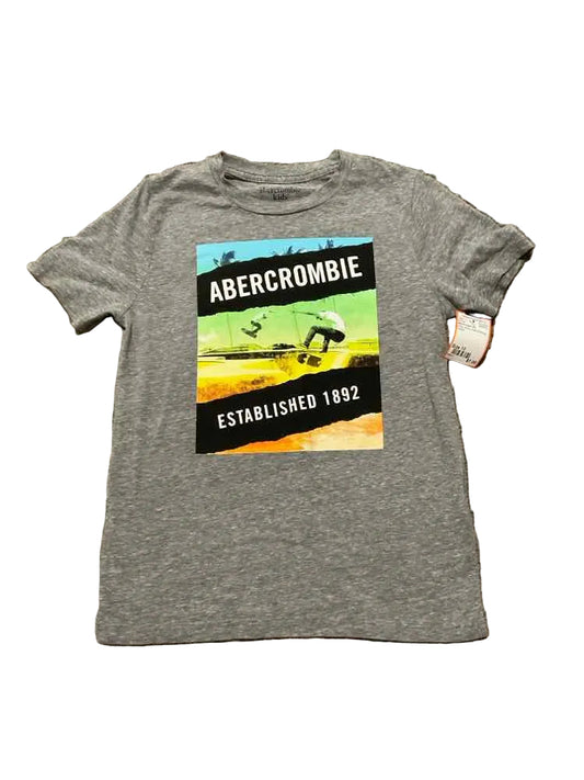 Abercrombie (C) Gray Youth Size 10 Boy's SSTop