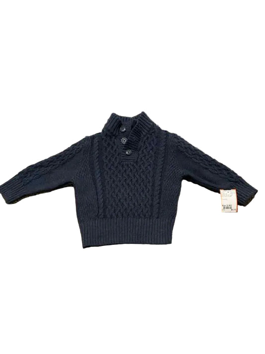 Cat and Jack (D) Navy Infant Size 12 MO Boy's SweaterLight