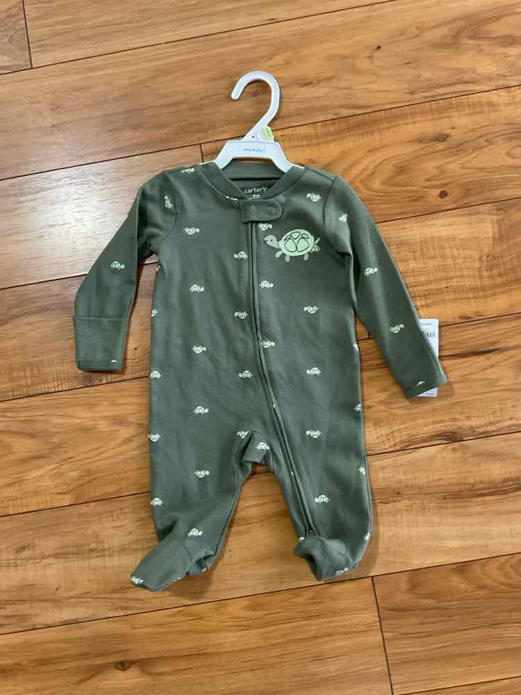 Carters (C) Green Infant Size 3 MO Boy's 1PCSleepwear