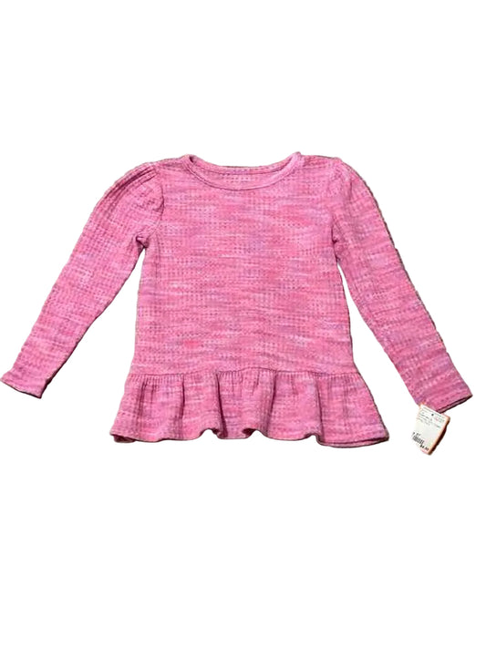 Cat and Jack (D) Pink Purple Toddler Size 5T Girl's LSTop