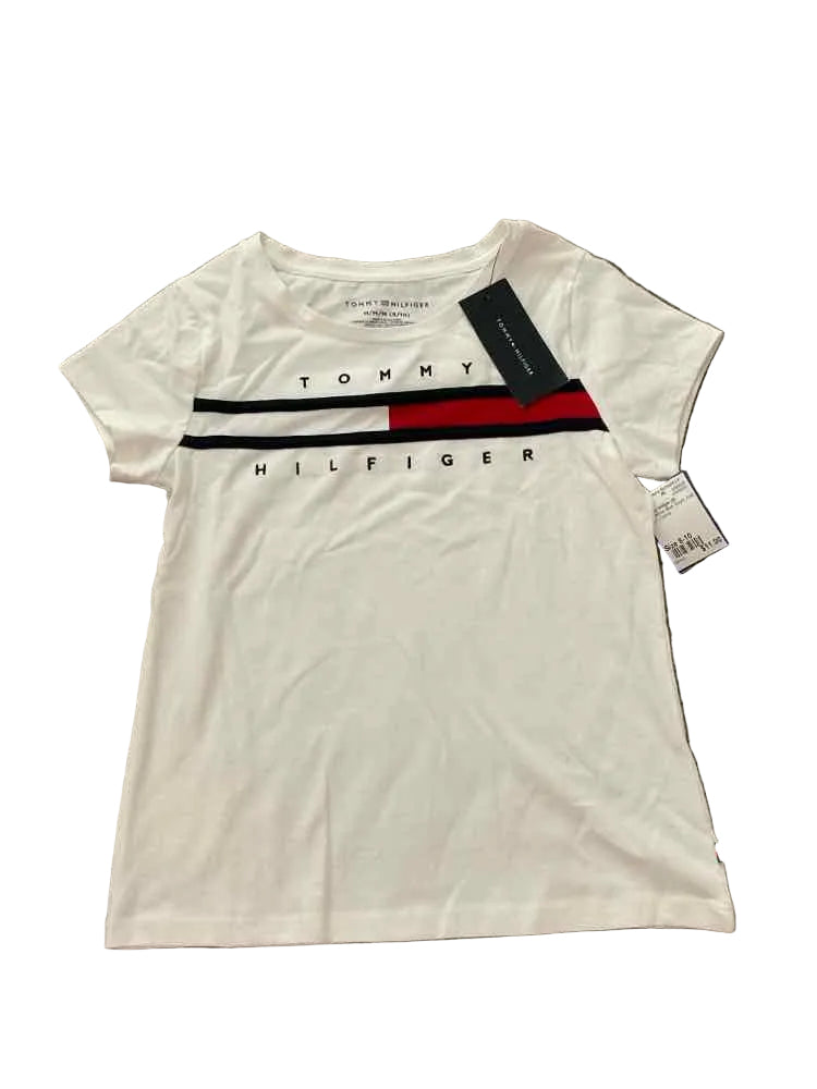 Tommy Hilfiger (B) Red White Blue Youth Size 8-10 Boy's SSTop