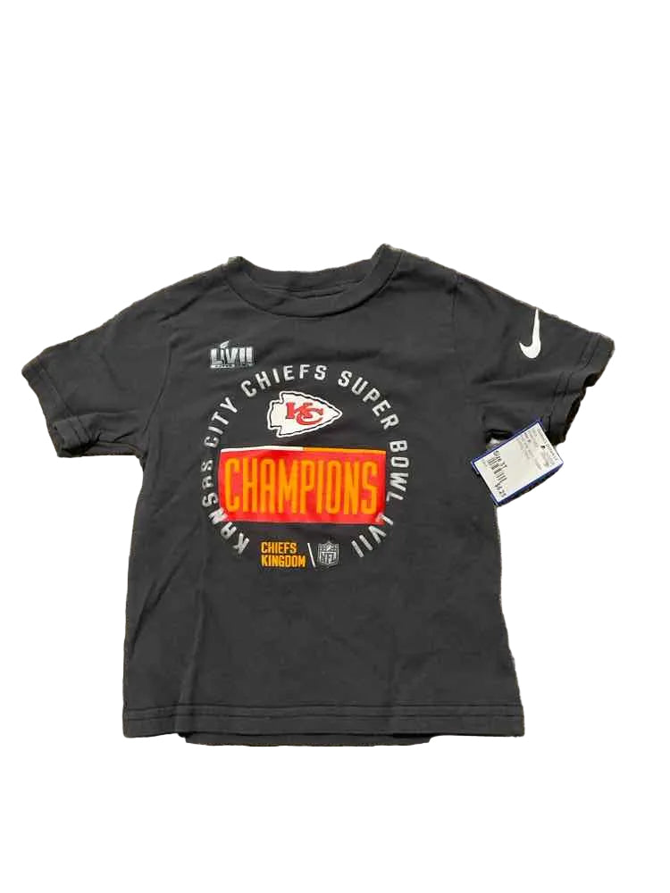 Nike (B) Red Gray Toddler Size 3T Boy's AthleticTopSS