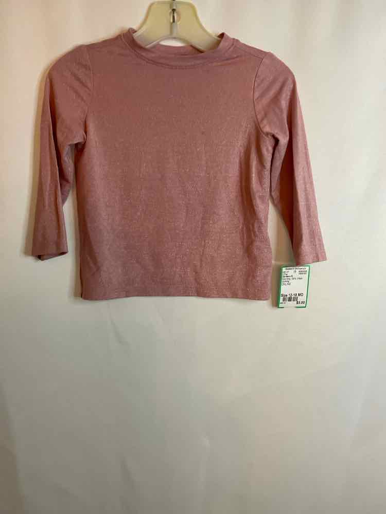 Old Navy (C) Pink Gray Infant Size 12-18 MO LSTop