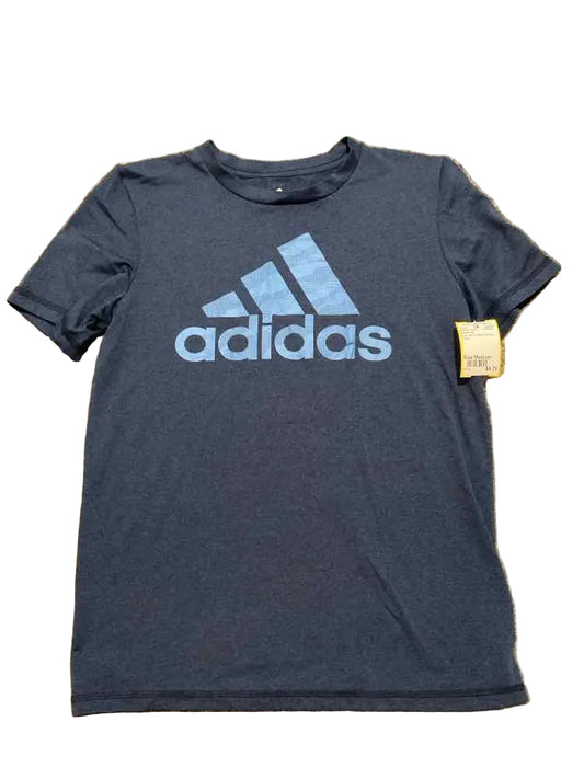 Adidas (B) Blue Youth Size Medium Boy's AthleticTopSS