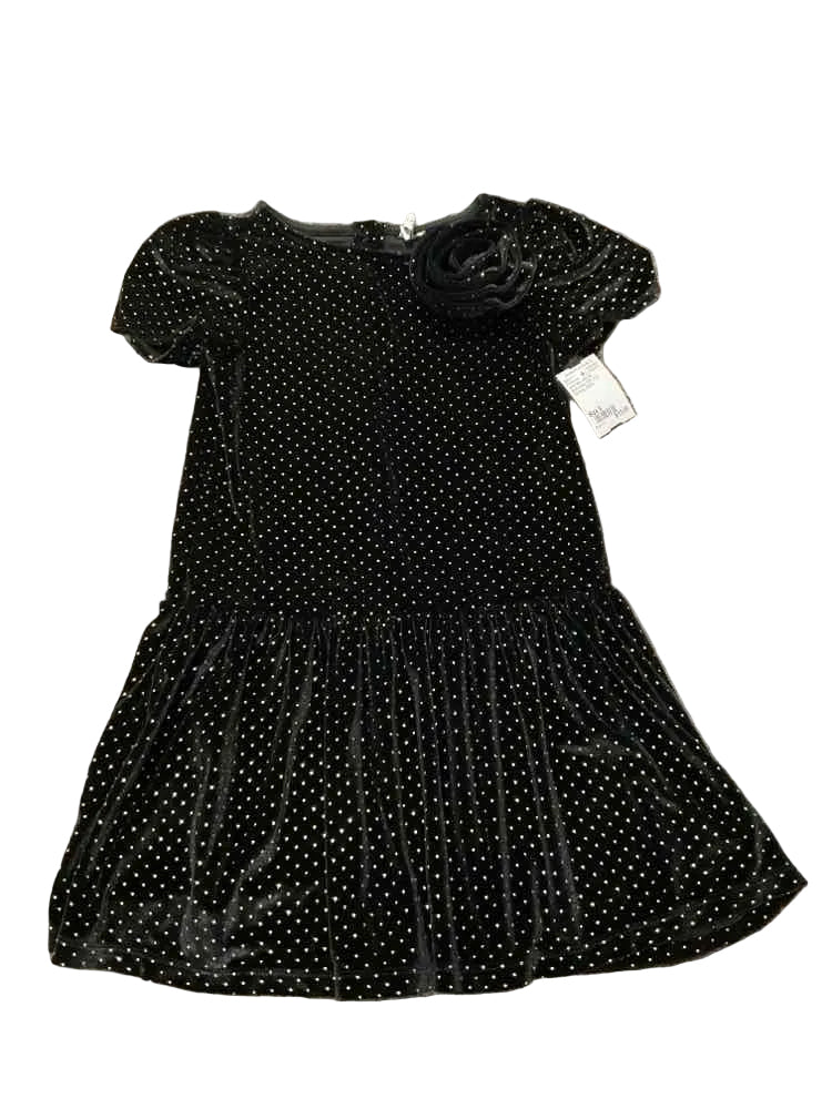 Janie and Jack (A) Black Gold Youth Size 6 Girl's PartyDress