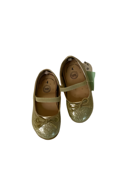 Wonder Nation (E) Gold Toddler Shoe Size 4 (Toddler) Casual Shoes