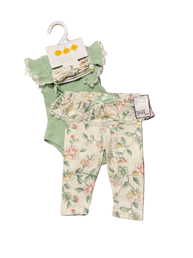 D Brand Green Infant Size 3-6 MO Girl's 3PC Casual