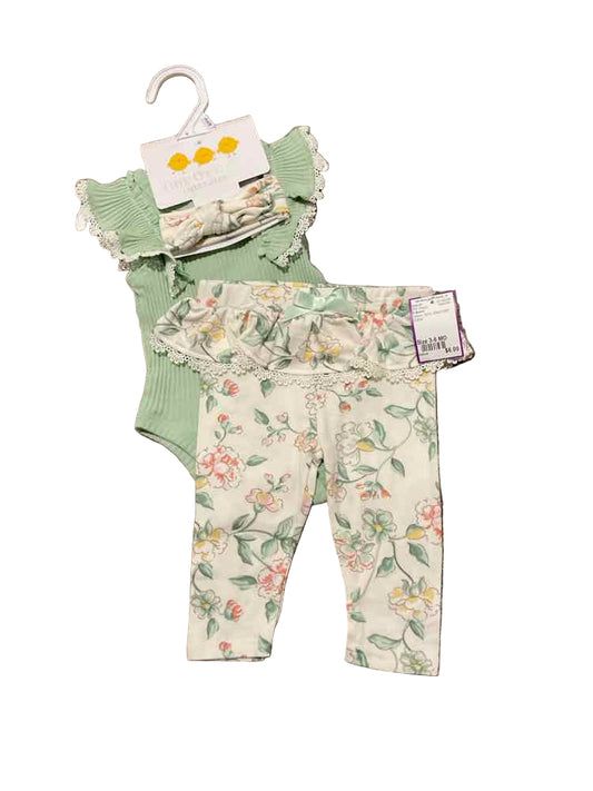 D Brand Green Infant Size 3-6 MO Girl's 3PC Casual