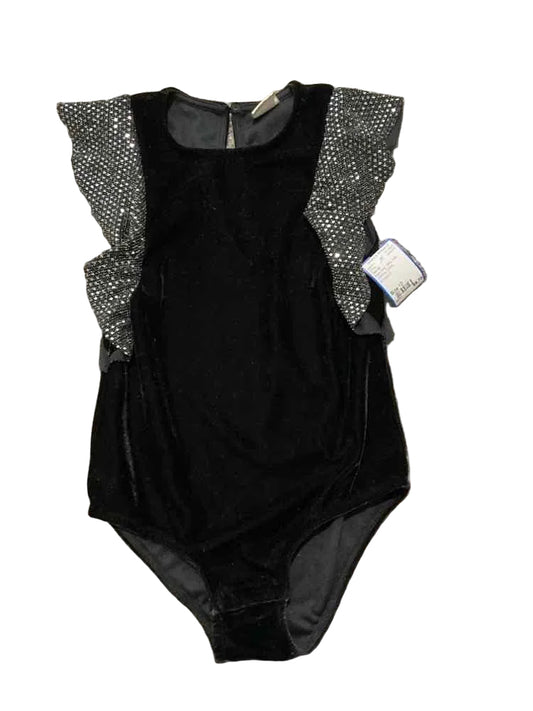Zara (B) Black Gray Youth Size 10 Girl's SSTop