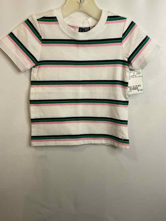 Janie and Jack (A) Striped Infant Size 12-18 MO SSTop
