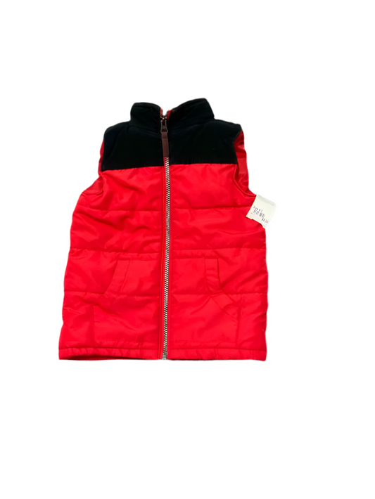 Carters (C) Red Black Toddler Size 4-5 Boy's Vest