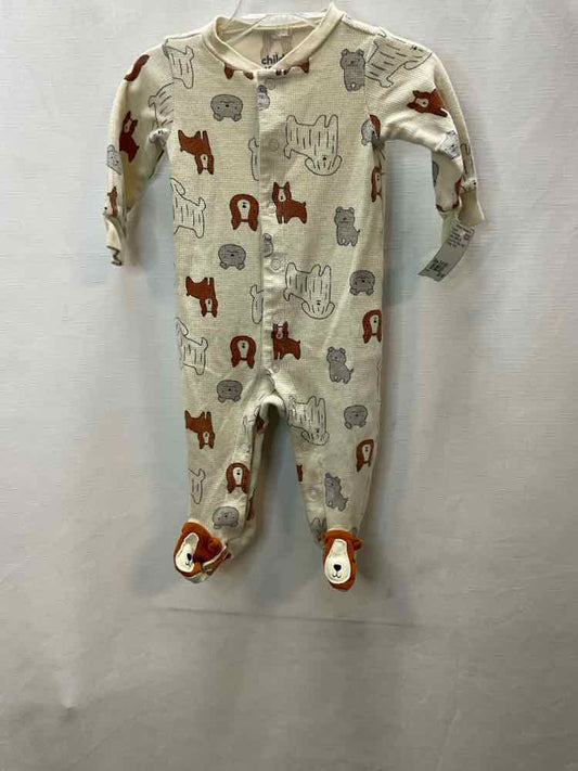 Child of Mine (D) Animal Print Infant Size 3-6 MO 1PCSleepwear