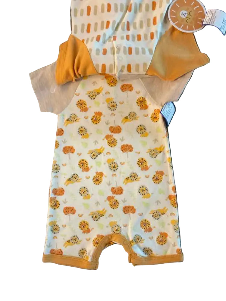 Little Beginnings (E) Animal Print Infant Size 12 MO Boy's 2PC Casual