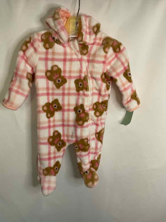 Little Beginnings (E) White Pink Infant Size 0-3 MO 1PC Casual