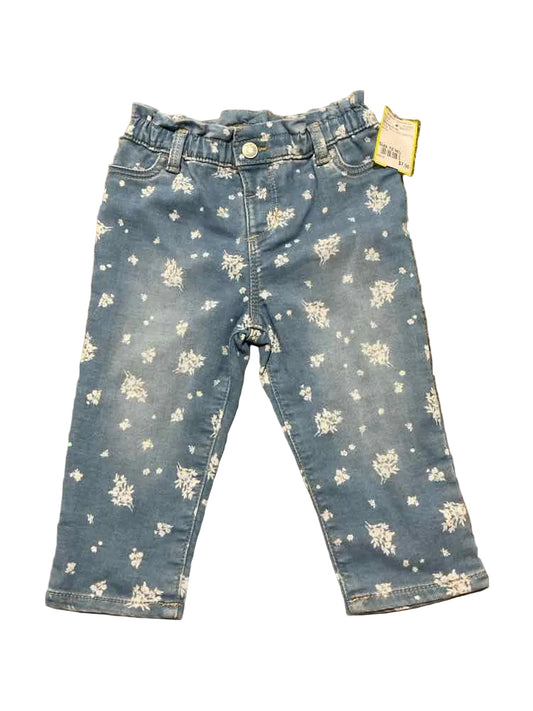 Baby Bgosh (B) Floral Infant Size 18 MO Girl's Jeans