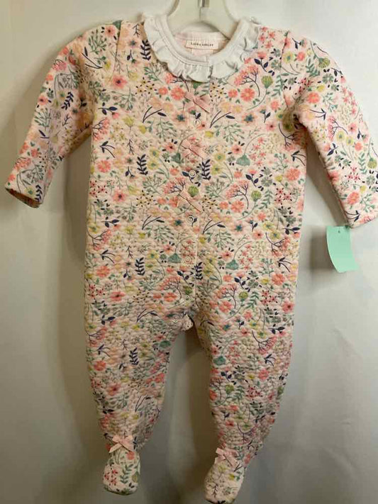 Laura Ashley (C) Floral Infant Size 6-9 MO 1PCSleepwear