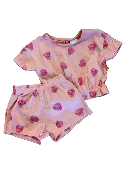 Wonderluxe (D) Floral Infant Size 24 MO Girl's 2PCSleepwear