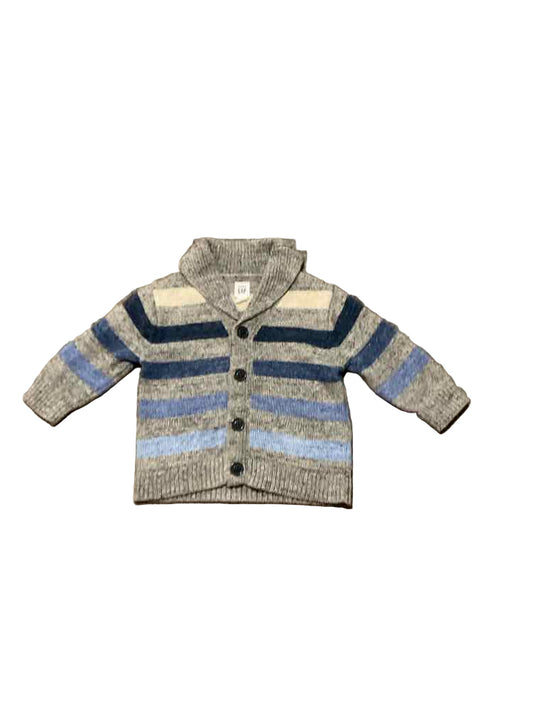 Baby Gap (B) Blue Gray Infant Size 6-12 MO Boy's Sweatshirt
