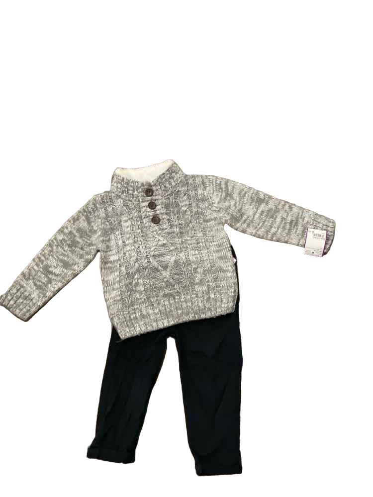 Little Lad  (B) Gray Infant Size 18 MO Boy's 2PC Casual