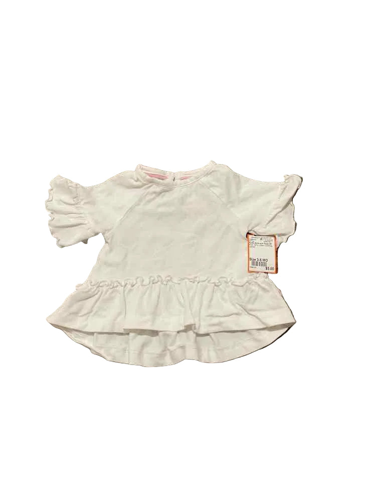 Ruffle Butts and Rugg (B) Pink Infant Size 3-6 MO Girl's SSTop