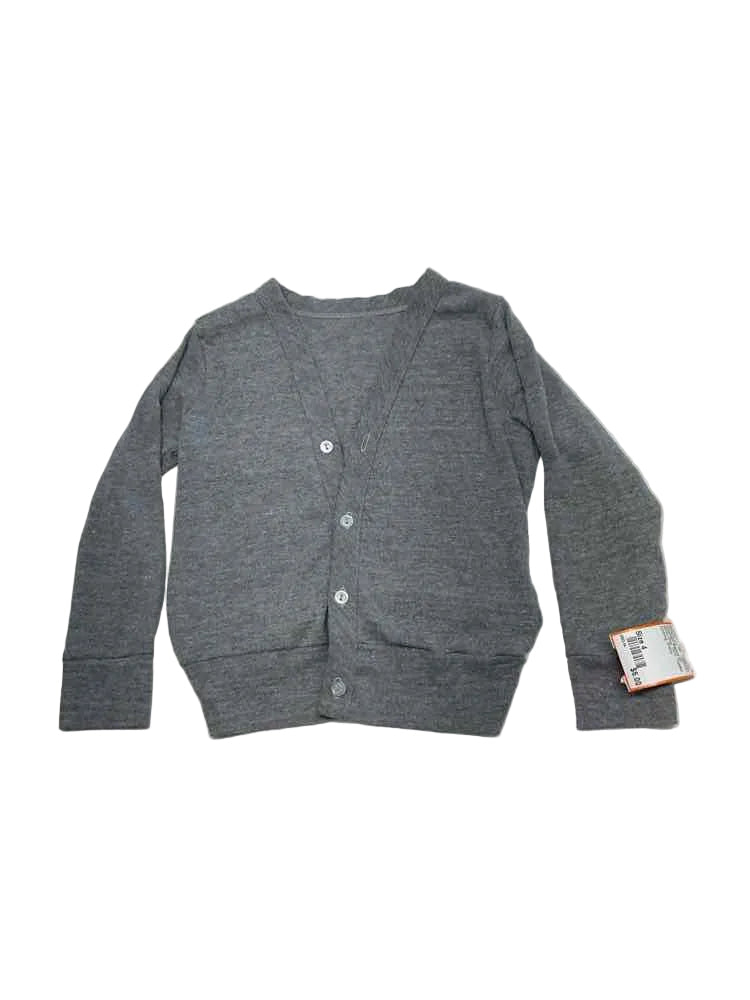 American Apparel (C) White Gray Toddler Size 4 Girl's SweaterLight