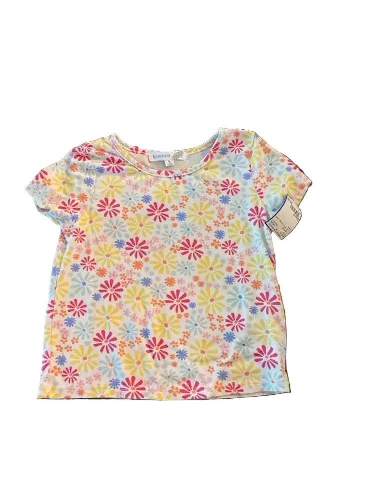 Btween (C) Floral Toddler Size 5 Girl's SSTop