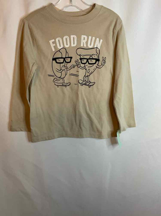 OshKosh BGosh Tan Toddler Size 4-5 LSTop