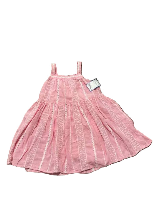 Cat and Jack (D) White Pink Toddler Size 4T Girl's Sundress