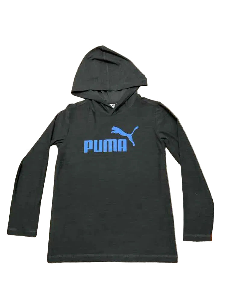 Puma (B) Black Youth Size 7 Boy's AthleticTopLS