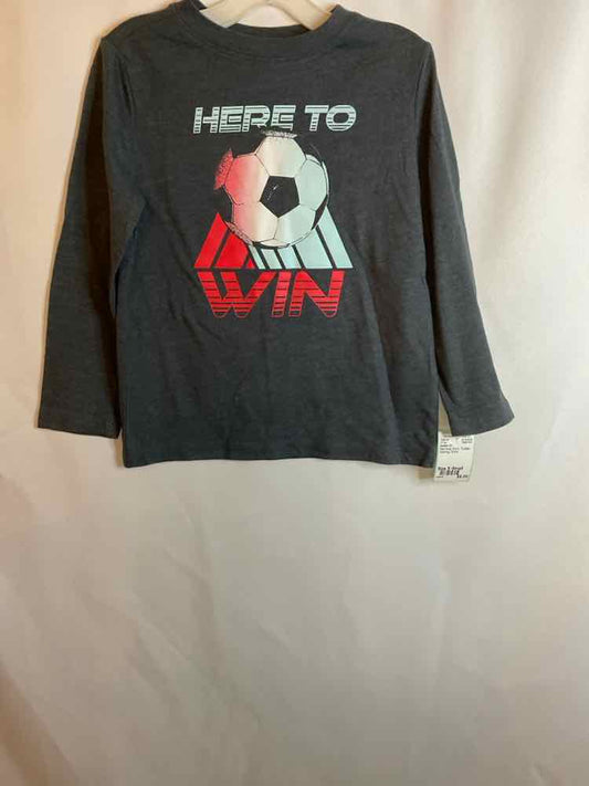 Carters (C) Red Gray Toddler Size X-Small LSTop